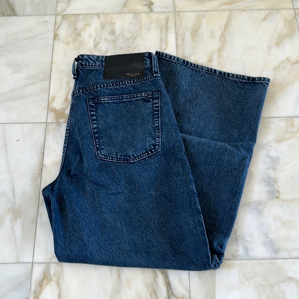 Rag and Bone Maya High Waist Wide Leg Jeans - Picture 2 of 5